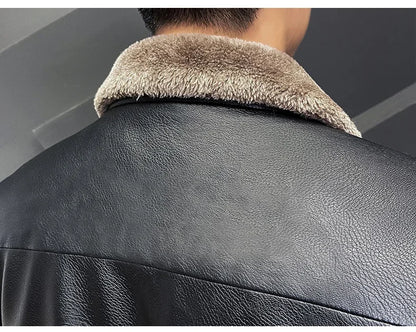 Melville™ Arctic Leather Coat