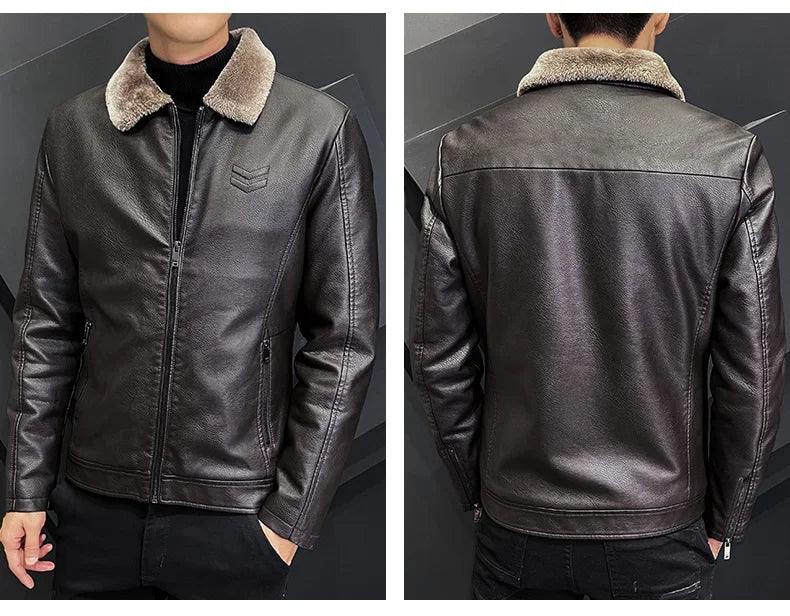 Melville™ Arctic Leather Coat