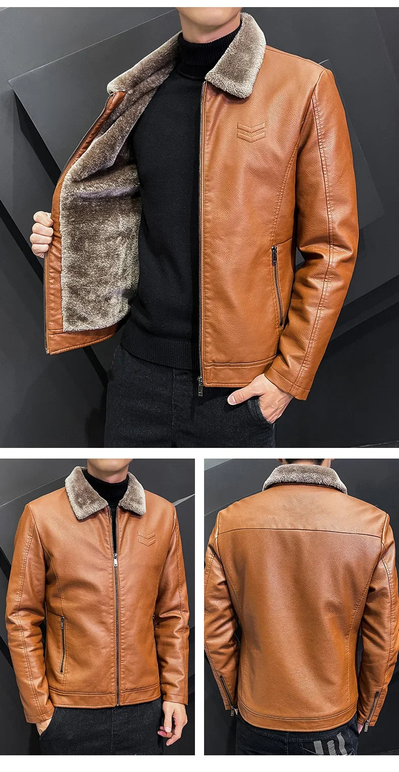 Melville™ Arctic Leather Coat