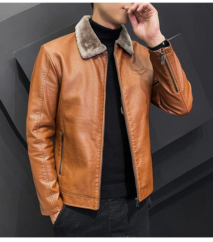 Melville™ Arctic Leather Coat