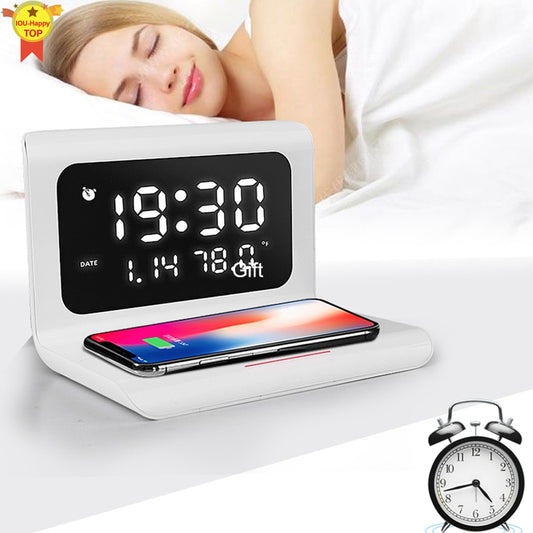 Melville™  3 in 1 Wireless Charging Clock
